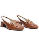Sapatilha Slingback Salto Bloco Bridão Office