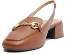 Sapatilha Slingback Salto Bloco Bridão Office